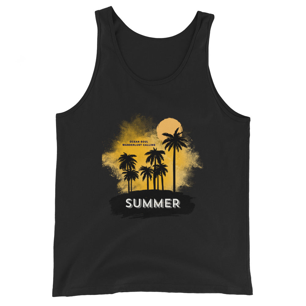 Tropical Palm Delight Men's Tank Top